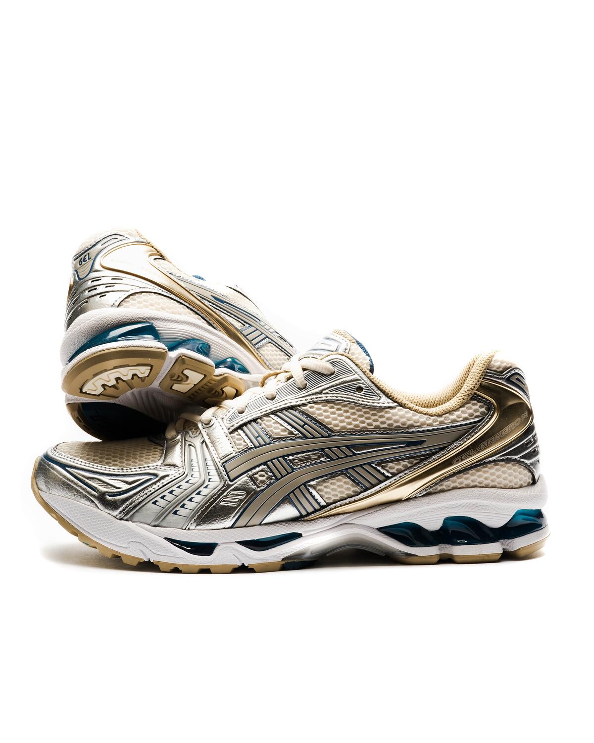 ネット販売 ASICS GEL-KAYANO 14 CREAM PURE SILVER - 靴